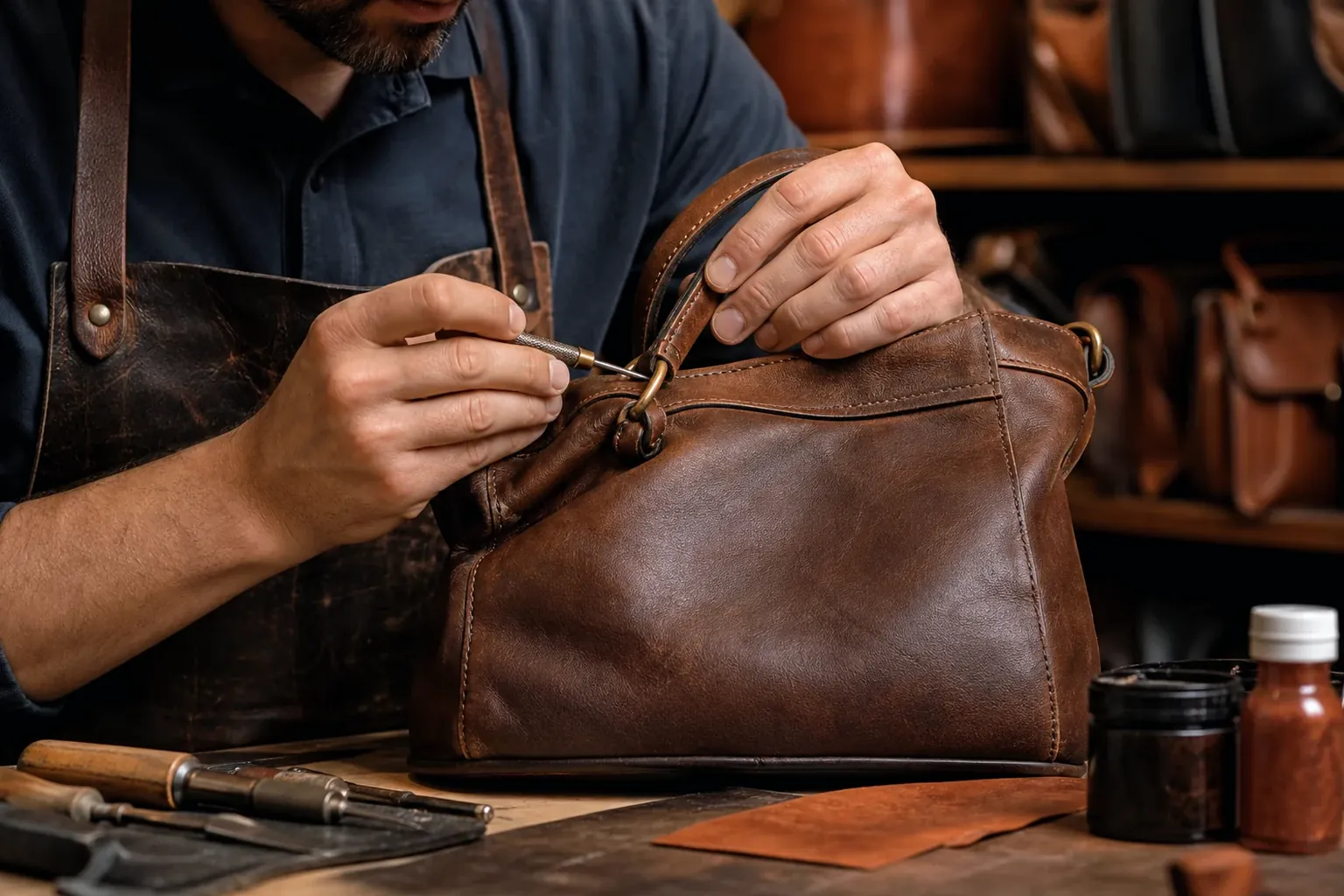Reforma de bolsas de couro em Ponta Grossa